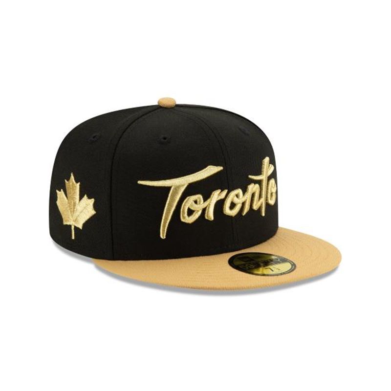 NBA Toronto Raptors 2019 Authentics City Series 59Fifty Fitted (EEA7140) - Black New Era Caps